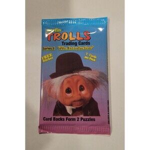 Norfin Trolls Trading Cards Series 1 "The Introduction" Factory Sealed Pack 1992